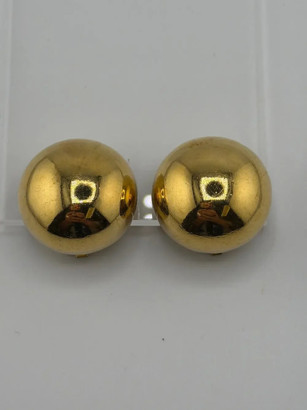 Vintage Vogue Bijoux Italy High-Fashion Statement Clip-On Earrings - Picture 1 of 3
